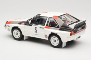 Audi Quattro Sport S1 #5 J. Buffum / N. Wilson Olympus Rally 1986 Otto 1:18 OT1159 Żywica — zdjęcie 5 z 6