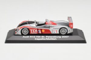 Audi R10 TDI #1 R. Capello / A. McNish / T. Kristensen 24 Hours of Le Mans 2007 Minichamps 1:43 5020700243 Metal