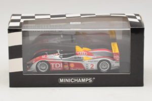Audi R10 TDI LMP1 #2 R. Capello / T. Kristensen 2007 Minichamps 1:43 400071602 Metal — zdjęcie 4 z 4