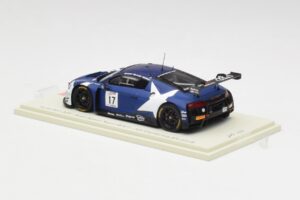 Audi R8 LMS GT3 #17 WRT M. Leonard / D. van der Linde / A. Riberas California 8 Hours 2018 Spark 1:43 US084 Żywica — zdjęcie 3 z 4