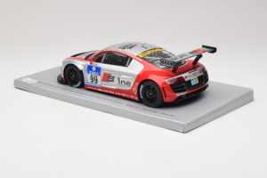 Audi R8 LMS #99 F. Biela / P. Kaffer / M. Fässler / M. Hennerici Phoenix Racing 24 Hours Nürburgring 2009 Spark 1:18 18S041 Ż — zdjęcie 5 z 6