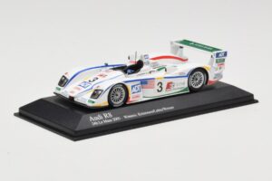 Audi R8 LMP1 #3 J. Lehto / M. Werner / T. Kristensen 24 Hours of Le Mans Winner 2005 Minichamps 1:43 400051303 Metal — zdjęcie 2 z 4