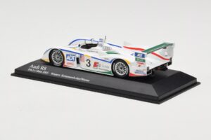 Audi R8 LMP1 #3 J. Lehto / M. Werner / T. Kristensen 24 Hours of Le Mans Winner 2005 Minichamps 1:43 400051303 Metal — zdjęcie 3 z 4