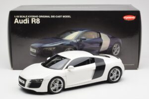 Audi R8 Type 42 Biały Kyosho 1:18 09213W Metal — zdjęcie 8 z 8