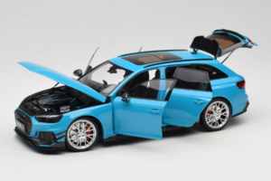 Audi RS4 B9 Avant Darwin Pro Niebieski Kilo Works 1:18 KLW002303 Metal — zdjęcie 2 z 8