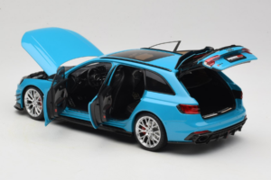 Audi RS4 B9 Avant Darwin Pro Niebieski Kilo Works 1:18 KLW002303 Metal — zdjęcie 5 z 8