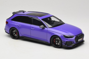 Audi RS4 B9 Avant Darwin Pro Fioletowy Kilo Works 1:18 KLW002301 Metal — zdjęcie 6 z 8