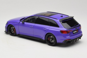 Audi RS4 B9 Avant Darwin Pro Fioletowy Kilo Works 1:18 KLW002301 Metal — zdjęcie 7 z 8