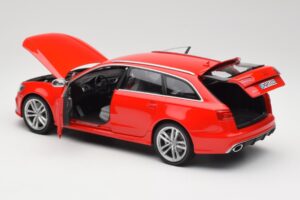 Audi RS6 C7 Avant Czerwony Minichamps 1:18 110012011 Metal — zdjęcie 5 z 8