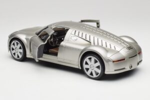 Audi Rosemeyer Srebrny Maisto 1:18 31625 Metal — zdjęcie 5 z 8