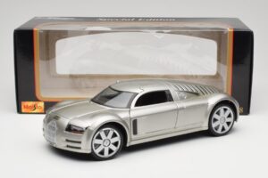 Audi Rosemeyer Srebrny Maisto 1:18 31625 Metal — zdjęcie 8 z 8