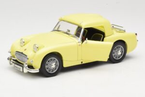 Austin-Healey Sprite Mk1 Żółty Revell 1:18 8835 Metal — zdjęcie 2 z 8