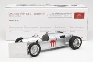Auto Union Type C #111 H. Stuck Schauinsland Hillclimb Germany 1937 CMC 1:18 M-162 Metal — zdjęcie 6 z 6