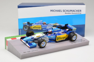 Benetton B195 Renault #1 M. Schumacher European GP Winner F1 World Champion 1995 Minichamps 1:18 513953201 Metal — zdjęcie 7 z 7