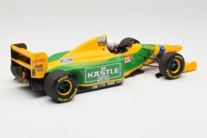 Benetton Ford B193B #5 R. Patrese 3rd Place British GP 1993 Minichamps 1:18 110930906 Metal — zdjęcie 2 z 6