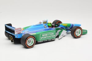 Benetton Ford B194 #5 M. Schumacher Demonstration Run Belgian GP 2017 Minichamps 1:18 510941705 Metal — zdjęcie 2 z 6