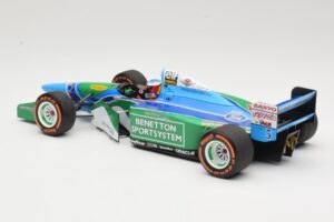 Benetton Ford B194 #5 M. Schumacher Demonstration Run Belgian GP 2017 Minichamps 1:18 510941705 Metal — zdjęcie 5 z 6