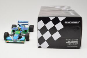 Benetton Ford B194 #5 M. Schumacher Demonstration Run Belgian GP 2017 Minichamps 1:18 510941705 Metal — zdjęcie 6 z 6