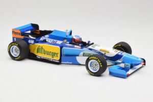 Benetton Renault B195 #1 M. Schumacher Winner Monaco GP 1995 Minichamps 1:18 510952301 Metal — zdjęcie 4 z 6