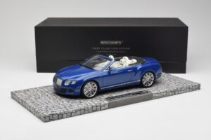 Bentley Continental GT Speed Kabriolet Niebieski Minichamps 1:18 107139331 Metal — zdjęcie 6 z 6