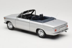 BMW 1600 Kabriolet Srebrny Minichamps 1:18 80430145819 Metal — zdjęcie 7 z 8