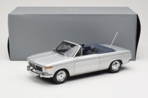 BMW 1600 Kabriolet Srebrny Minichamps 1:18 80430145819 Metal — zdjęcie 8 z 8