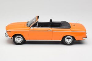 BMW 1600 Kabriolet Pomarańczowy Minichamps 1:18 100021030-O Metal — zdjęcie 4 z 8
