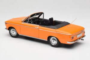 BMW 1600 Kabriolet Pomarańczowy Minichamps 1:18 100021030-O Metal — zdjęcie 7 z 8