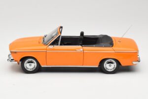 BMW 1600 E10 Kabriolet Pomarańczowy Minichamps 1:18 100021030 Metal — zdjęcie 4 z 8