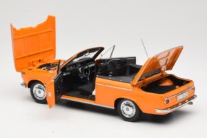 BMW 1600 E10 Kabriolet Pomarańczowy Minichamps 1:18 100021030 Metal — zdjęcie 5 z 8