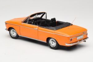 BMW 1600 E10 Kabriolet Pomarańczowy Minichamps 1:18 100021030 Metal — zdjęcie 7 z 8