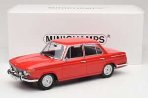 BMW 1800 Ti Karmazyn Czerwony Minichamps 1:18 107024001 Metal — zdjęcie 6 z 6