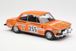 BMW 2002 Jagermeister #255 W. Stiller Rally Monte Carlo 1973 IXO 1:18 18RMC165 Metal — zdjęcie 4 z 6