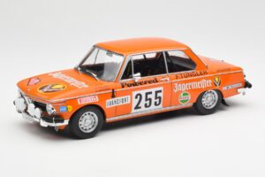 BMW 2002 Jagermeister #255 W. Stiller Rally Monte Carlo 1973 IXO 1:18 18RMC165 Metal