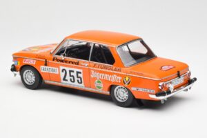 BMW 2002 Jagermeister #255 W. Stiller Rally Monte Carlo 1973 IXO 1:18 18RMC165 Metal — zdjęcie 5 z 6