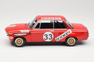 BMW 2002 Jockey Racing #33 B. Tobiasson / L. Nordstrom 6 Hours Nurburgring 1972 Minichamps 1:18 155722633 Metal — zdjęcie 3 z 6