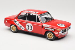 BMW 2002 Jockey Racing #33 B. Tobiasson / L. Nordstrom 6 Hours Nurburgring 1972 Minichamps 1:18 155722633 Metal — zdjęcie 4 z 6