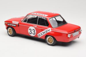 BMW 2002 Jockey Racing #33 B. Tobiasson / L. Nordstrom 6 Hours Nurburgring 1972 Minichamps 1:18 155722633 Metal — zdjęcie 5 z 6
