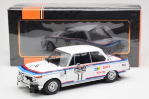 BMW 2002 #11 A. Warmbold / J. Todt RAC Rally 1973 IXO 1:18 18RMC164 Metal — zdjęcie 6 z 6