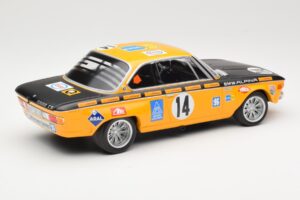 BMW 2800 CS BMW Alpina #14 H. Kelleners / G. Huber Winners 24 Hours of Spa 1970 Minichamps 1:18 155702714 Metal — zdjęcie 2 z 6