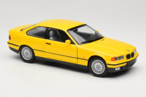 BMW 3 Series E36 Coupe Żółty UT Models 1:18 180023320 Metal — zdjęcie 6 z 8