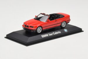 BMW 3 Series E30 Kabriolet Czerwony Minichamps 1:43 80429421500 Metal — zdjęcie 2 z 4