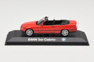 BMW 3 Series E30 Kabriolet Czerwony Minichamps 1:43 80429421500 Metal