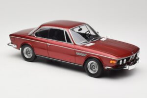 BMW 3.0 CSi E9 Red Metallic Minichamps 1:18 155028031 Metal — zdjęcie 4 z 6