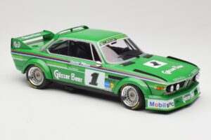 BMW 3.0 CSL E9 #1 Alpina G. Nilsson / D. Quester Winners Nürburgring 1977 Minichamps 1:18 155772501 Metal — zdjęcie 4 z 6