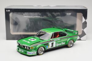 BMW 3.0 CSL E9 #1 Alpina G. Nilsson / D. Quester Winners Nürburgring 1977 Minichamps 1:18 155772501 Metal — zdjęcie 6 z 6