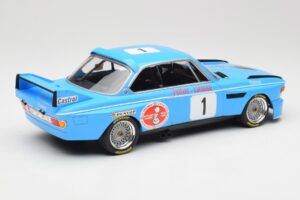 BMW 3.0 CSL E9 #1 Precision Liegeoise J. Peltier / C. Lafosse Winners 4 Hours Monza 1974 Minichamps 1:18 155742681 Metal — zdjęcie 2 z 6