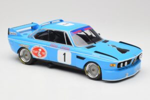 BMW 3.0 CSL E9 #1 Precision Liegeoise J. Peltier / C. Lafosse Winners 4 Hours Monza 1974 Minichamps 1:18 155742681 Metal — zdjęcie 3 z 6