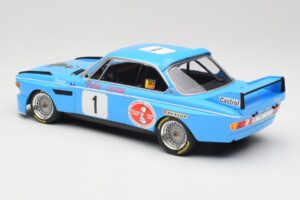 BMW 3.0 CSL E9 #1 Precision Liegeoise J. Peltier / C. Lafosse Winners 4 Hours Monza 1974 Minichamps 1:18 155742681 Metal — zdjęcie 4 z 6