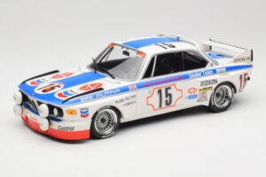 BMW 3.0 CSL E9 #15 BMW Alpina J. Peltier / H. Menzel 24 Hours of Spa 1973 Minichamps 1:18 155732695 Metal
